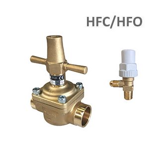 Castel service valves HFC/HFO